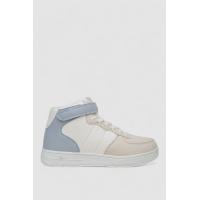 Кроссовки женские зимние на меху, цвет бело-бежевый, 248RH1040