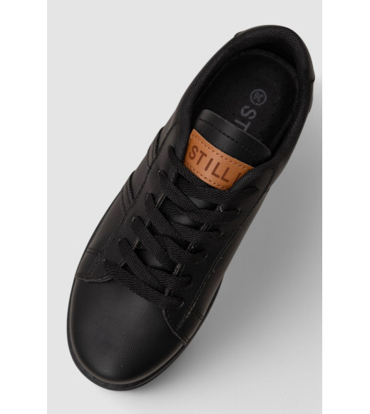 Кеды женские, цвет черный, 248R100