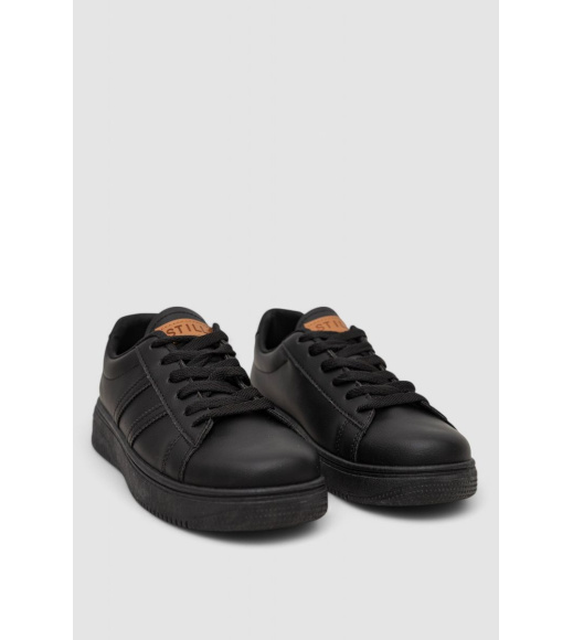 Кеды женские, цвет черный, 248R100