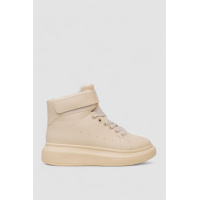 Кроссовки женские зимние на меху, цвет бежевый, 248RA2252