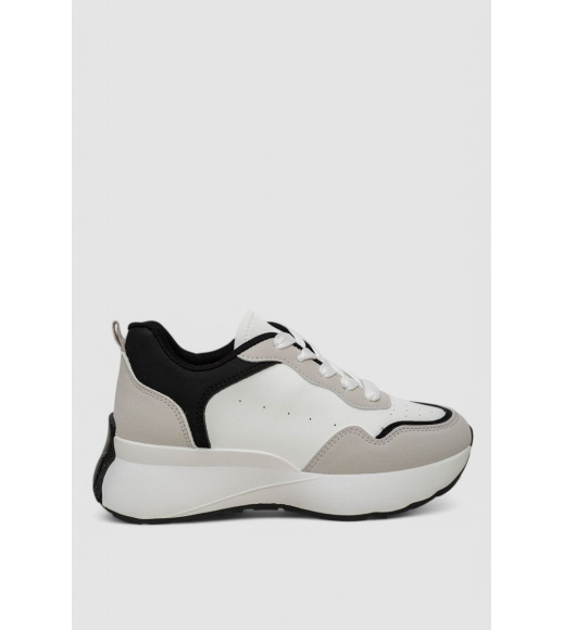 Кроссовки женские, цвет бело-черный, 248RXM60-86-2