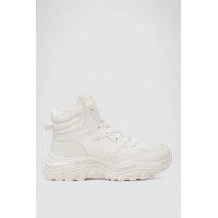 Кроссовки женские зимние на меху, цвет белый, 248RDM10