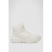 Кроссовки женские зимние на меху, цвет белый, 248RDM08