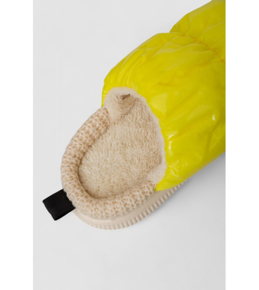 Тапочки женские домашние, цвет желтый, 243R2913