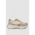 Кроссовки женские, цвет бежевый, 248RXM40