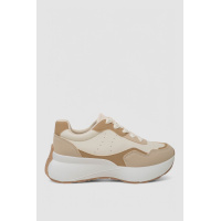 Кроссовки женские, цвет бежевый, 248RXM40