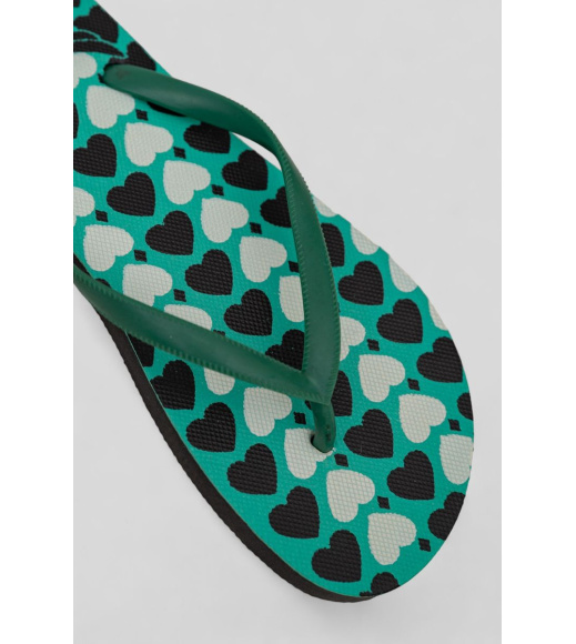 Вьетнамки женские, цвет зеленый, 244R343