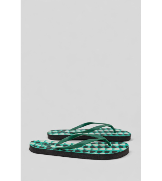 Вьетнамки женские, цвет зеленый, 244R343