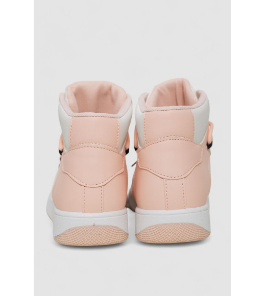 Кроссовки женские, цвет бело-розовый, 243R721