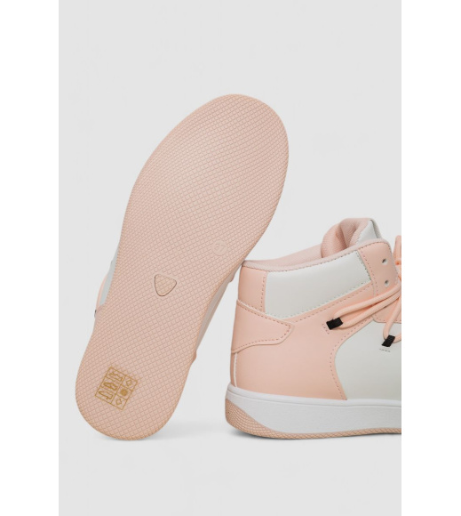 Кроссовки женские, цвет бело-розовый, 243R721