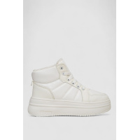 Кроссовки женские зимние на меху, цвет белый, 248RAM013