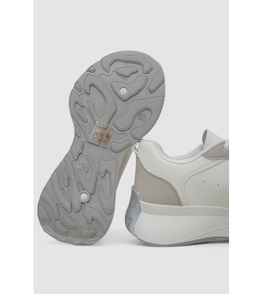 Кроссовки женские, цвет бело-серый, 248RXM60-7-2
