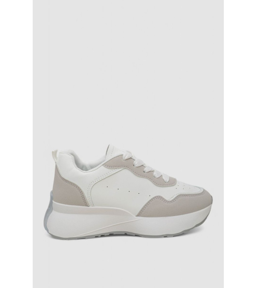 Кроссовки женские, цвет бело-серый, 248RXM60-7-2