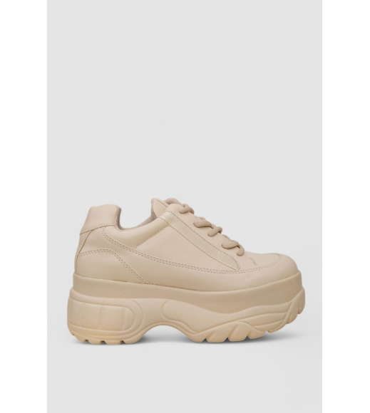 Кроссовки женские, цвет бежевый, 248R195