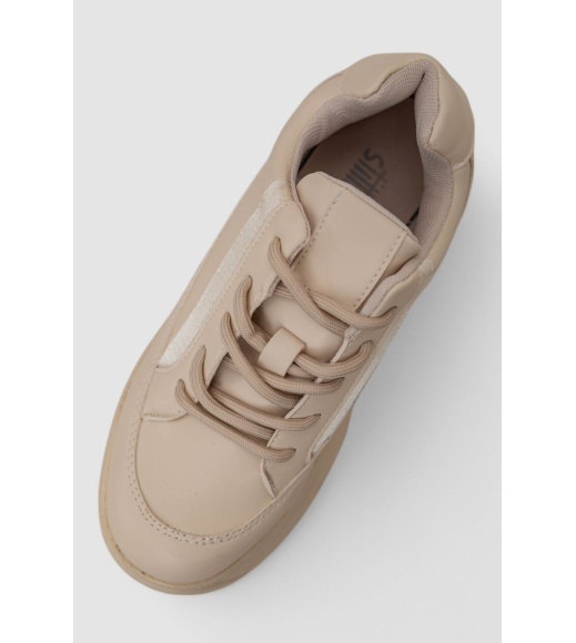 Кроссовки женские, цвет бежевый, 248R195