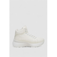 Кроссовки женские зимние на меху, цвет белый, 248RXM22