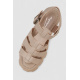 Босоножки женские, цвет бежевый, 243R9206