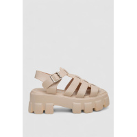 Босоножки женские, цвет бежевый, 243R9206