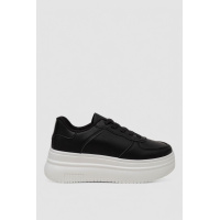 Кроссовки женские демисезонные, цвет черно-белый, 248RBL20