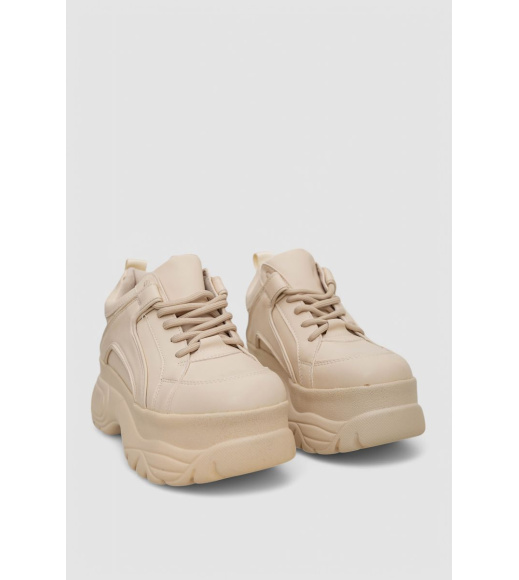 Кроссовки женские демисезонные, цвет бежевый, 248R193