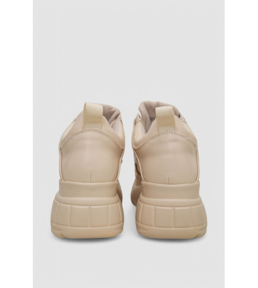 Кроссовки женские демисезонные, цвет бежевый, 248R193