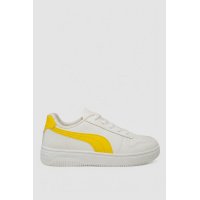 Кеды женские, цвет бело-желтый, 248RR151