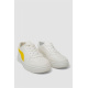 Кеды женские, цвет бело-желтый, 248RR151