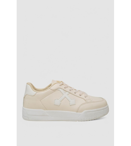 Кеды женские, цвет бежевый, 248RAD15