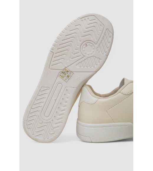 Кеды женские, цвет бежевый, 248RAD15