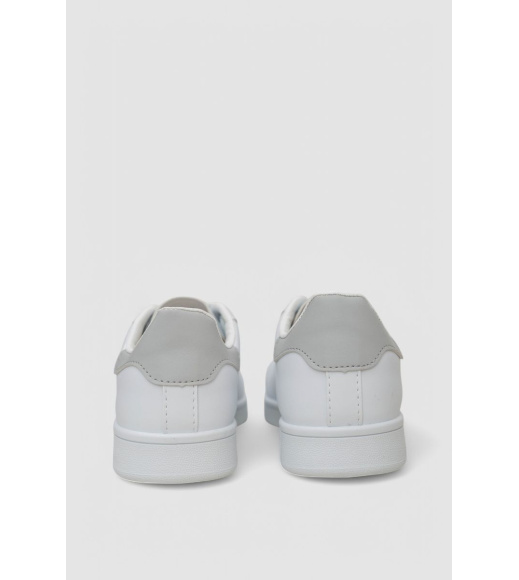 Кеды женские, цвет бело-серый, 248RR73