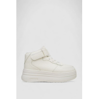 Кроссовки женские зимние на меху, цвет белый, 248RAM02