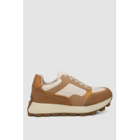 Кроссовки женские, цвет бежевый, 248R216