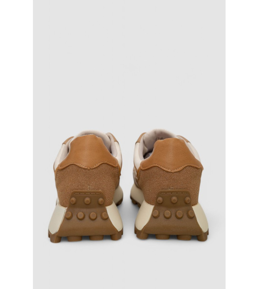 Кроссовки женские, цвет бежевый, 248R216