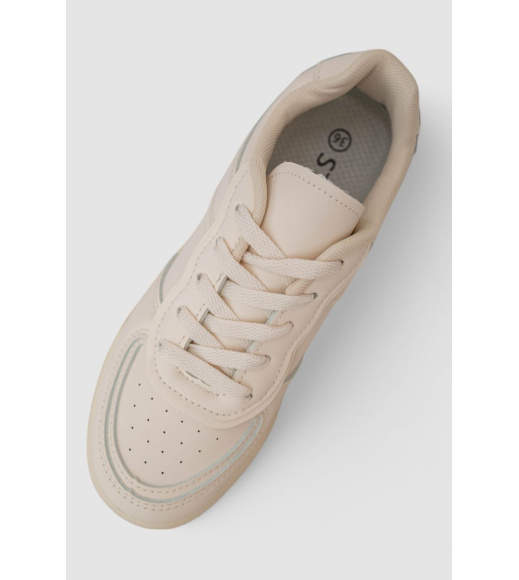 Кеды женские, цвет бежевый, 248RAD70