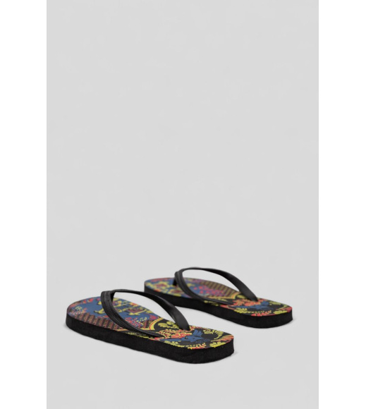 Вьетнамки женские, цвет черный, 244R342