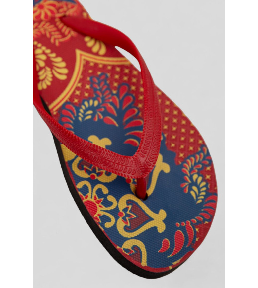 Вьетнамки женские, цвет красный, 244R342