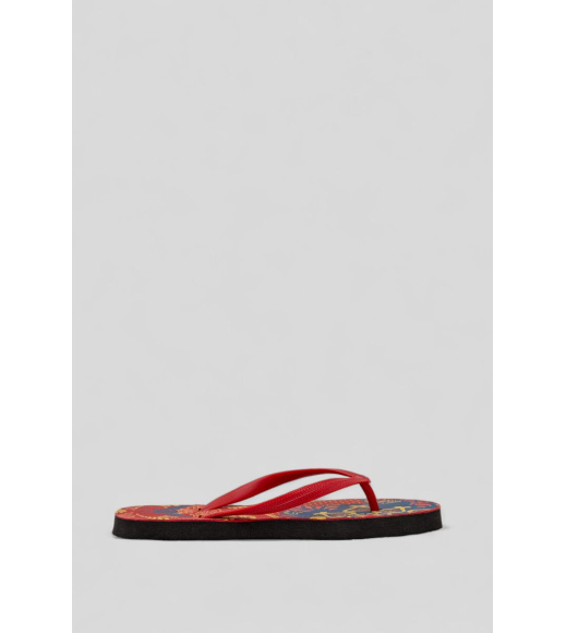 Вьетнамки женские, цвет красный, 244R342