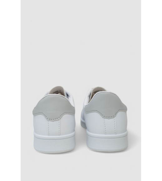 Кеды женские, цвет бело-серый, 248RR66