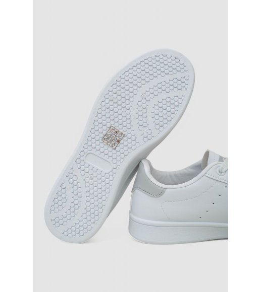Кеды женские, цвет бело-серый, 248RR66