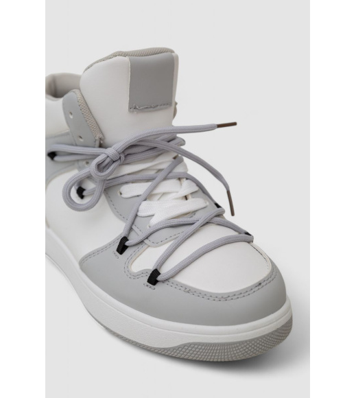 Кроссовки женские, цвет бело-серый, 243R721