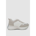 Кроссовки женские, цвет бело-серый, 248RXM60