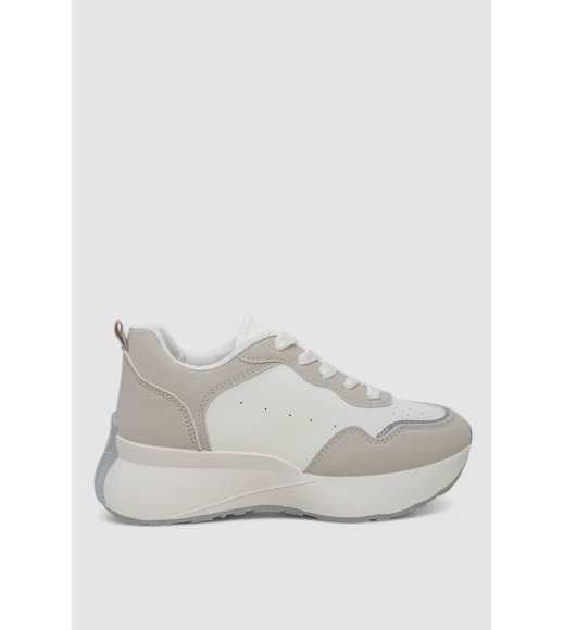 Кроссовки женские, цвет бело-серый, 248RXM60