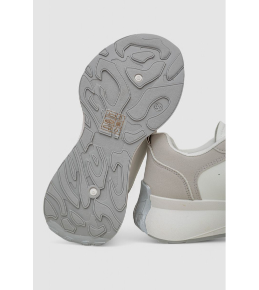 Кроссовки женские, цвет бело-серый, 248RXM60