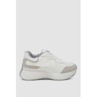 Кроссовки женские, цвет бело-серый, 248RXM30
