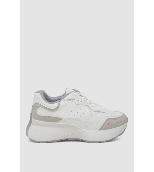 Кроссовки женские, цвет бело-серый, 248RXM30