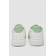 Кеды женские, цвет бело-зеленый, 248R100