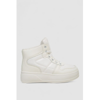 Кроссовки женские зимние на меху, цвет белый, 248RQT11