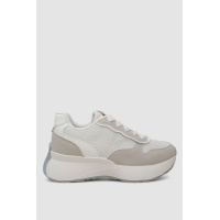 Кроссовки женские, цвет бело-серый, 248RXM110