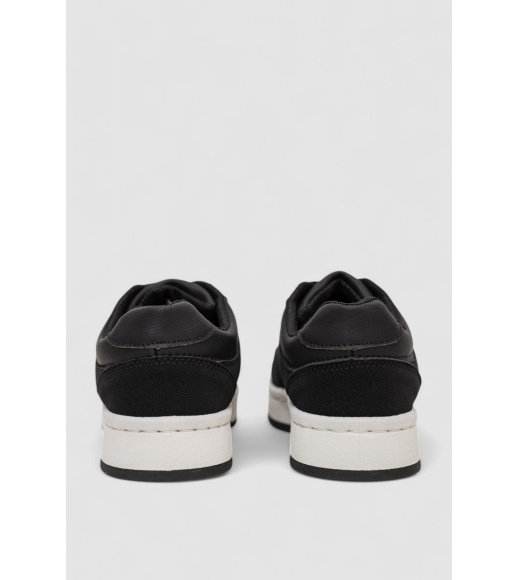 Кроссовки женские демисезонные, цвет черно-белый, 243R2025-3