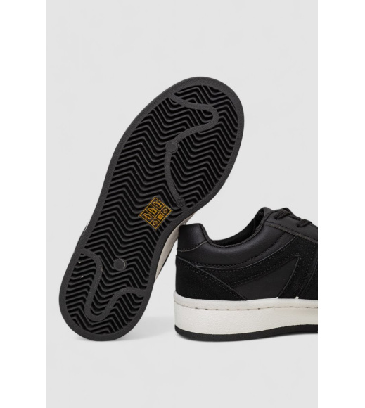 Кроссовки женские демисезонные, цвет черно-белый, 243R2025-3